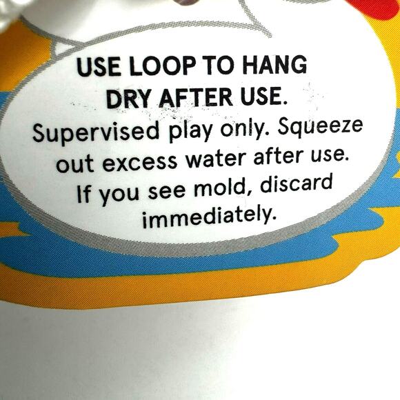 BARK BOX | NEW Squeezy Brain Freezer Medium Plush Dog Toy Floats Sponge Squeaks - Picture 5 of 9